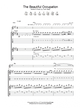 page one of The Beautiful Occupation (Guitar Tab)