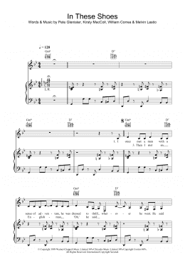 page one of In These Shoes (Piano, Vocal & Guitar Chords)