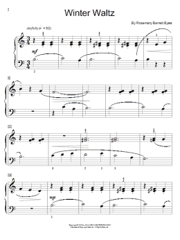 page one of Winter Waltz (Educational Piano)