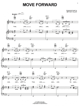 page one of Move Forward (Piano, Vocal & Guitar Chords (Right-Hand Melody))