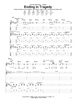 page one of Ending In Tragedy (Guitar Tab)