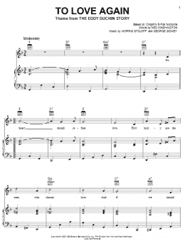 page one of To Love Again (Piano, Vocal & Guitar Chords (Right-Hand Melody))