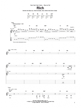 page one of Rich (Guitar Tab)