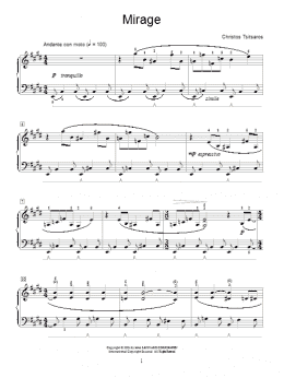 page one of Mirage (Educational Piano)
