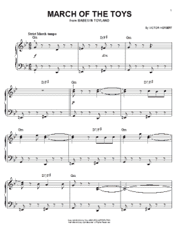 page one of March Of The Toys (Easy Piano)