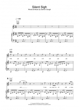 page one of Silent Sigh (Piano, Vocal & Guitar Chords)