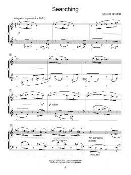 page one of Searching (Educational Piano)