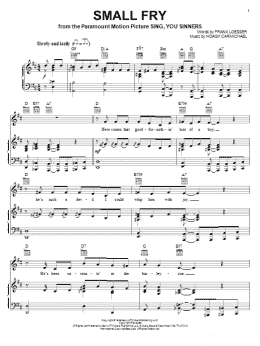page one of Small Fry (Piano, Vocal & Guitar Chords (Right-Hand Melody))