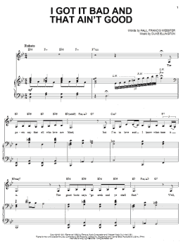 page one of I Got It Bad And That Ain't Good (Piano & Vocal)