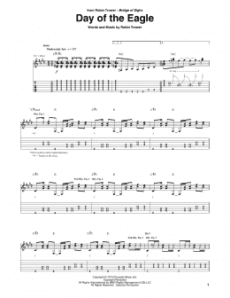 page one of Day Of The Eagle (Guitar Tab)