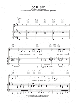 page one of Angel City (Piano, Vocal & Guitar Chords)