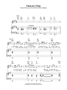 page one of Heaven Help (Piano, Vocal & Guitar Chords)