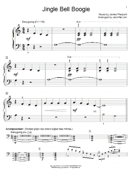 page one of Jingle Bell Boogie (Educational Piano)