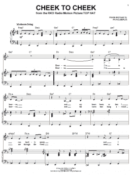 page one of Cheek To Cheek (Piano & Vocal)