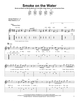 page one of Smoke On The Water (Easy Guitar Tab)