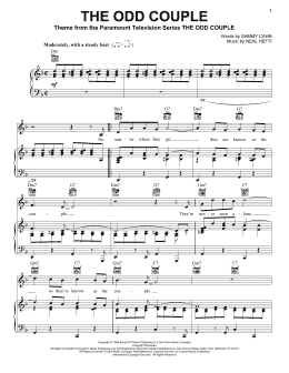 page one of The Odd Couple (Piano, Vocal & Guitar Chords (Right-Hand Melody))