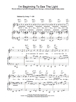 page one of I'm Beginning To See The Light (Piano, Vocal & Guitar Chords)