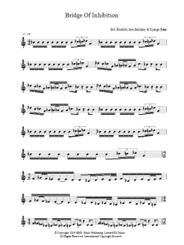 page one of Bridge Of Inhibition (Piano Solo)
