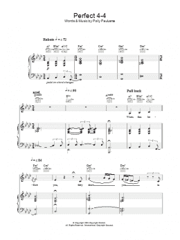 page one of Perfect 4-4 (Piano, Vocal & Guitar Chords)