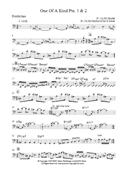 page one of One Of A Kind Pts. 1 & 2 (Easy Bass Tab)