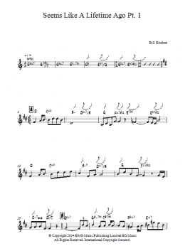 page one of Seems Like A Lifetime Ago Pt. 1 (Piano Solo)