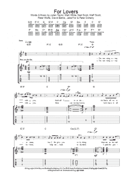 page one of For Lovers (Guitar Tab)