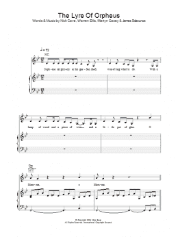 page one of The Lyre Of Orpheus (Piano, Vocal & Guitar Chords)