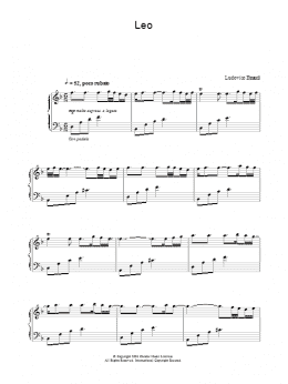 page one of Leo (Piano Solo)