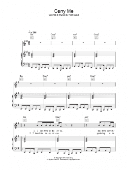 page one of Carry Me (Piano, Vocal & Guitar Chords)