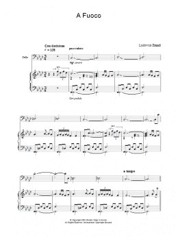 page one of A Fuoco (Piano Solo)