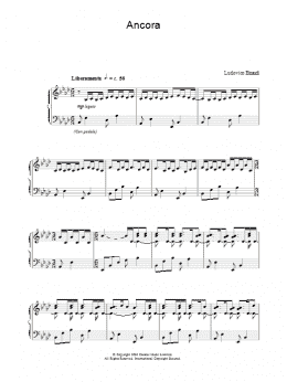 page one of Ancora (Piano Solo)