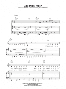 page one of Goodnight Moon (Piano, Vocal & Guitar Chords)