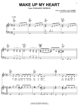 page one of Make Up My Heart (Piano, Vocal & Guitar Chords (Right-Hand Melody))