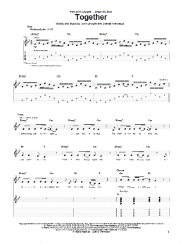 page one of Together (Guitar Tab)