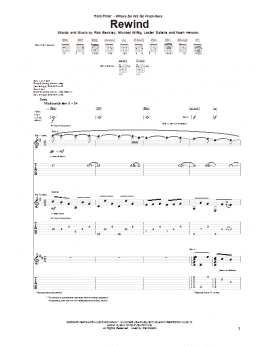 page one of Rewind (Guitar Tab)