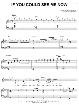 page one of If You Could See Me Now (Piano & Vocal)