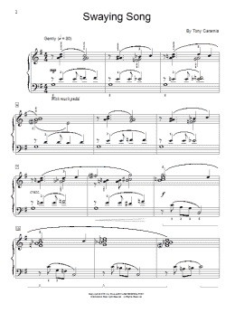 page one of Swaying Song (Educational Piano)