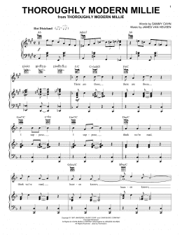 page one of Thoroughly Modern Millie (Piano, Vocal & Guitar Chords (Right-Hand Melody))