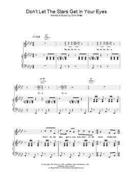 page one of Don't Let The Stars Get In Your Eyes (Piano, Vocal & Guitar Chords)