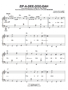 page one of Zip-A-Dee-Doo-Dah (from Song Of The South) (arr. Gary Meisner) (Accordion)