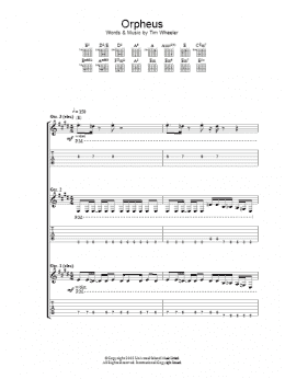 page one of Orpheus (Guitar Tab)