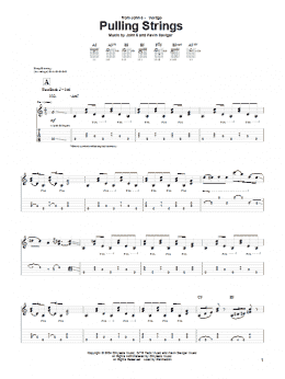 page one of Pulling Strings (Guitar Tab)