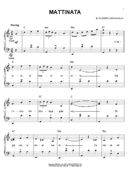 page one of Mattinata (Accordion)
