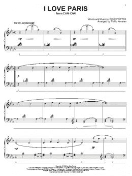 page one of I Love Paris (arr. Phillip Keveren) (Piano Solo)