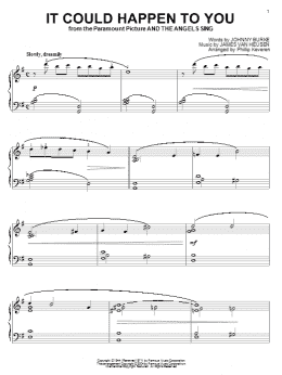 page one of It Could Happen To You (arr. Phillip Keveren) (Piano Solo)