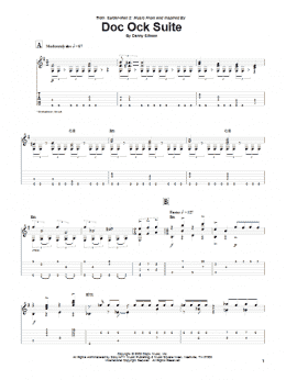 page one of Doc Ock Suite (Guitar Tab)