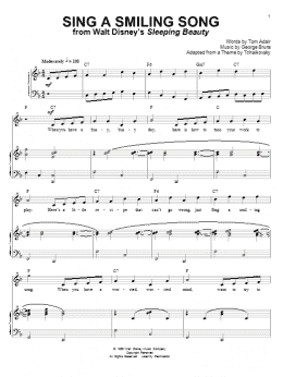 page one of Sing A Smiling Song (Piano & Vocal)