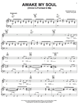 page one of Awake My Soul (Christ Is Formed In Me) (Piano, Vocal & Guitar Chords (Right-Hand Melody))