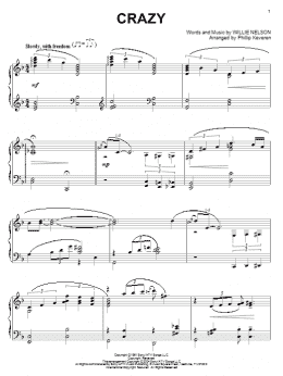 page one of Crazy (arr. Phillip Keveren) (Piano Solo)