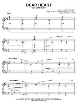 page one of Dear Heart (arr. Phillip Keveren) (Piano Solo)